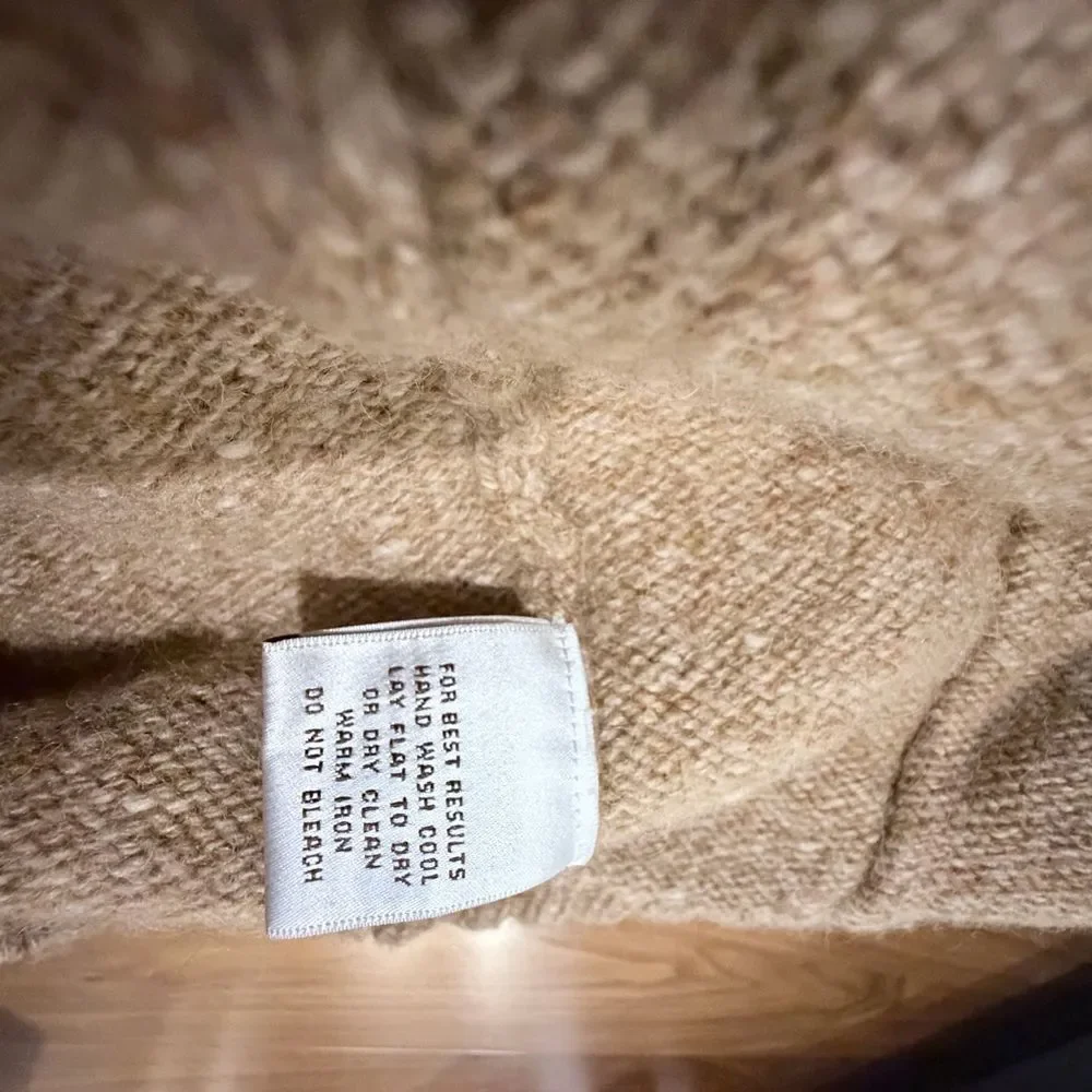 Peter Millar Men's Camel hair Sweater/ Cardigan size XL